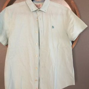 Mens Penguin Button Down